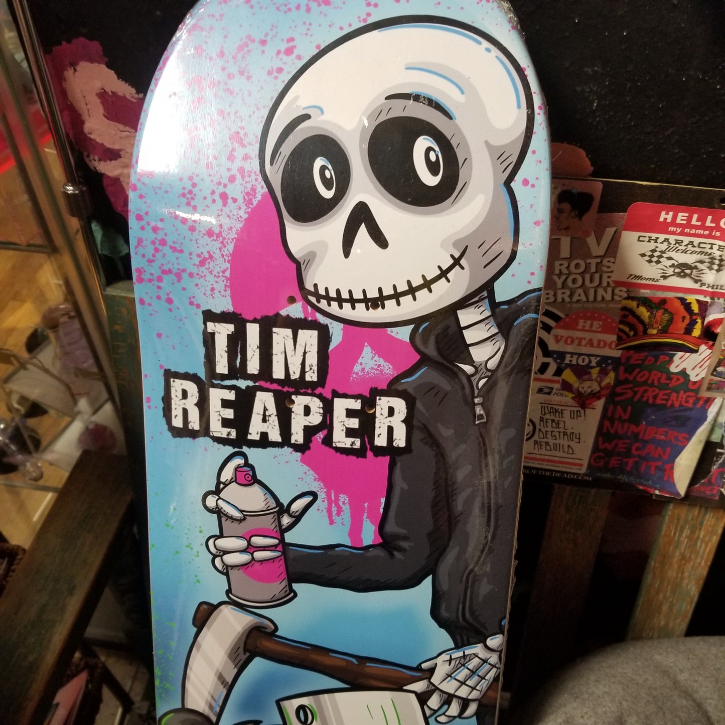 Tim Reaper + Bernadette SKATE DECK skateboard