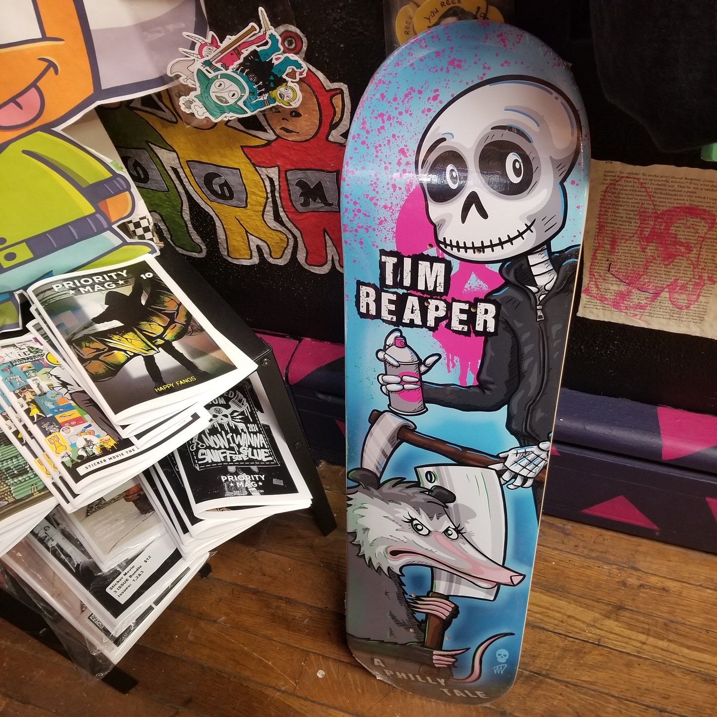 Tim Reaper + Bernadette SKATE DECK skateboard