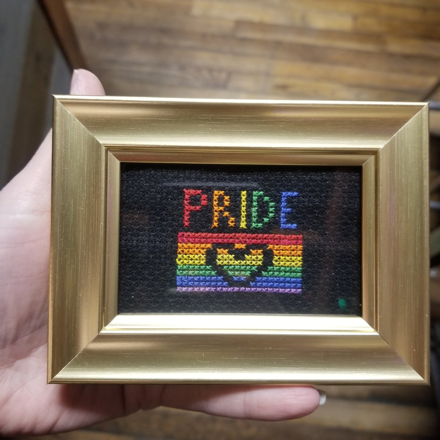 Pride Framed Cross-Stitch