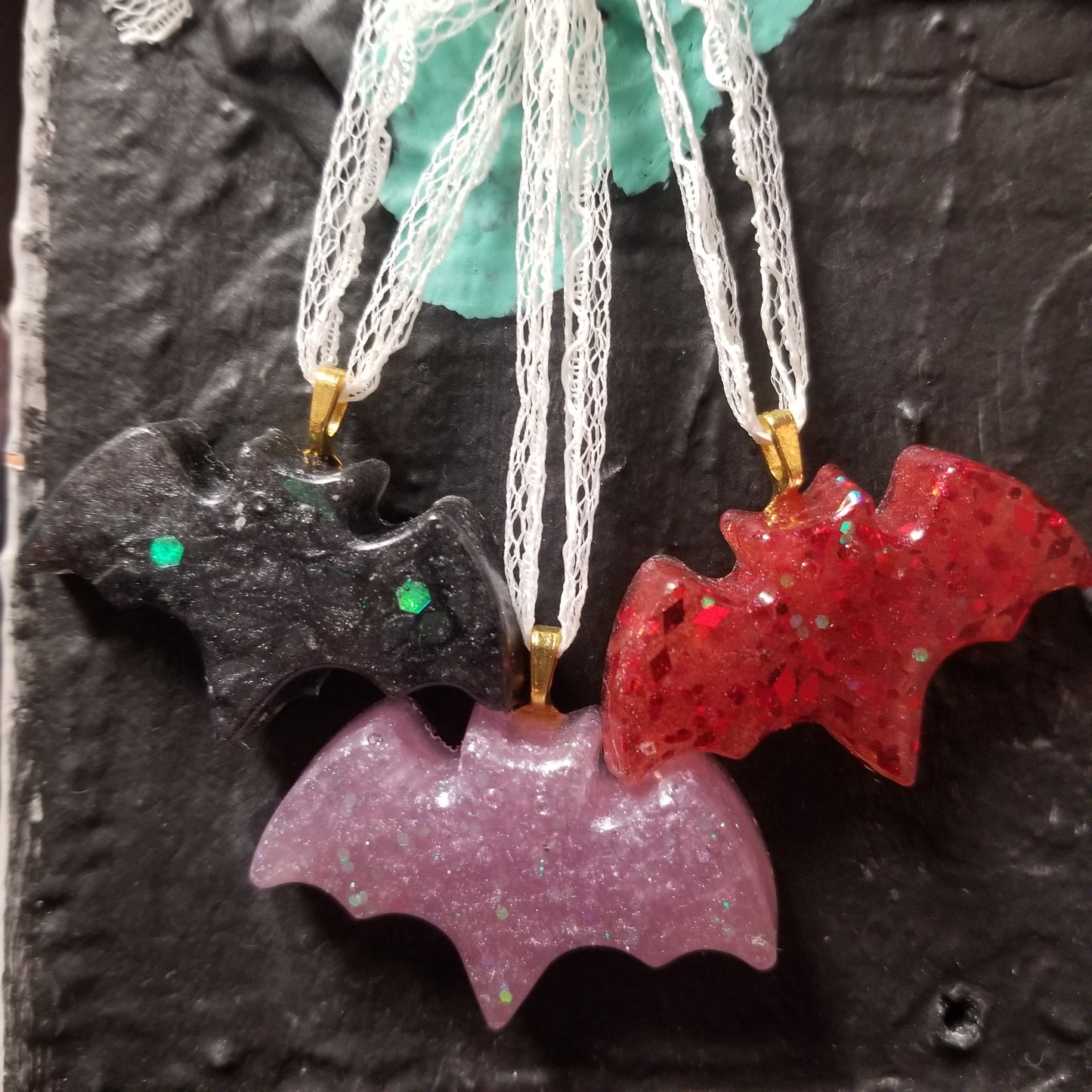 Resin Bat ORNAMENT by Skullduggery Studio