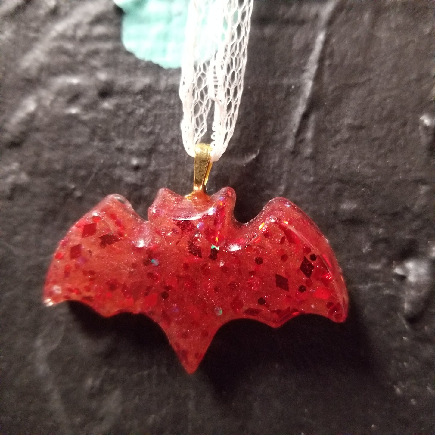 Resin Bat ORNAMENT by Skullduggery Studio