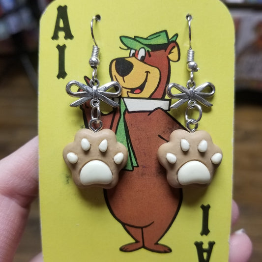 Paws and Bows EARRINGS by Skullduggery Studio