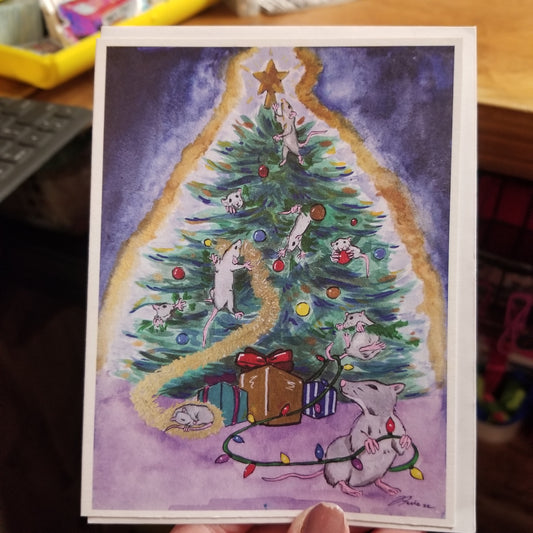 Tree of Rats GREETING CARD