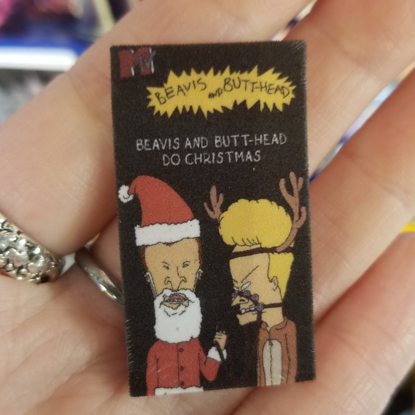 Bunghole and Dumbass Xmas VHS MAGNET