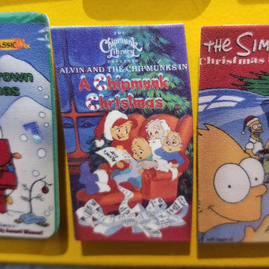 Chipmunk Christmas VHS MAGNET