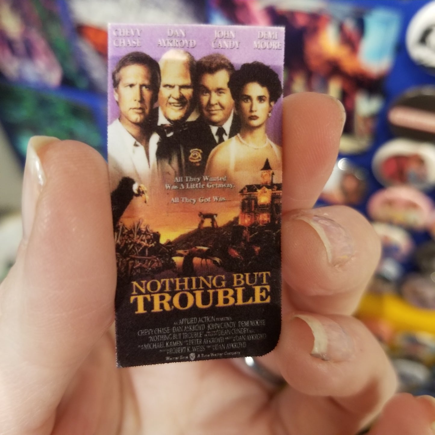 Nothing But Trouble VHS MAGNET