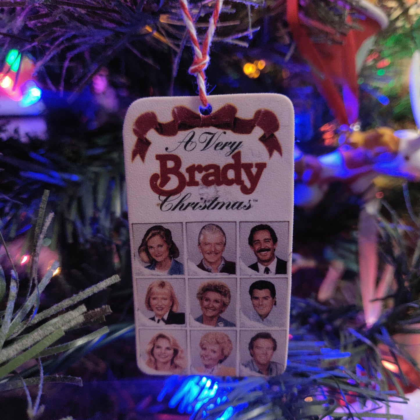 A Very Brady Xmas VHS ORNAMENT