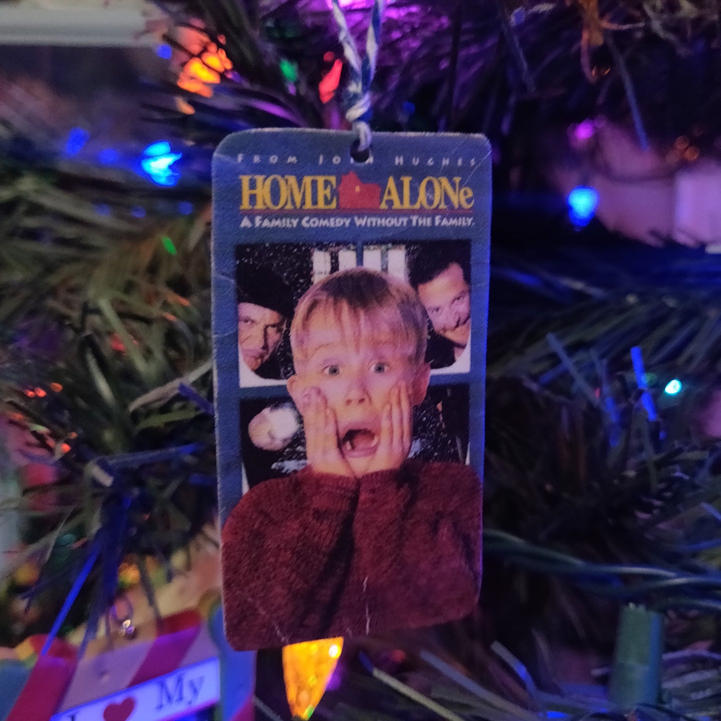 Alone at Home VHS ORNAMENT