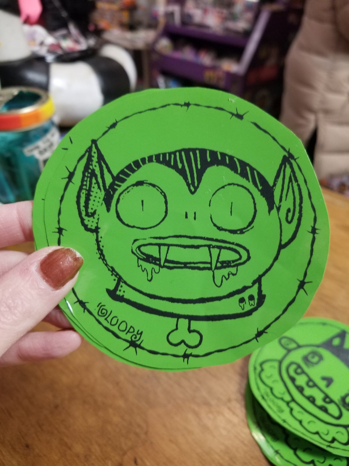 Gloopy Goblin Vampire Goblin STiCKER