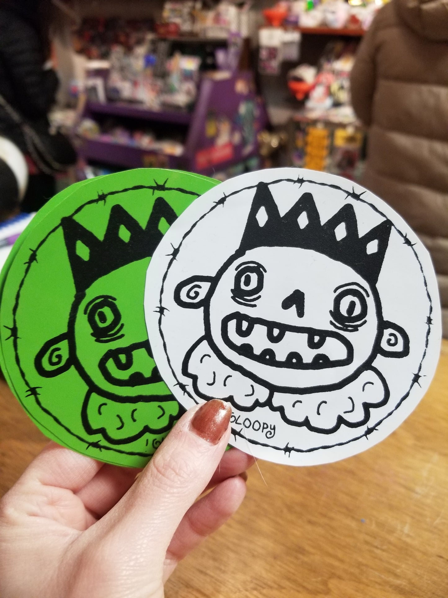 Gloopy Goblin King Goblin STiCKER