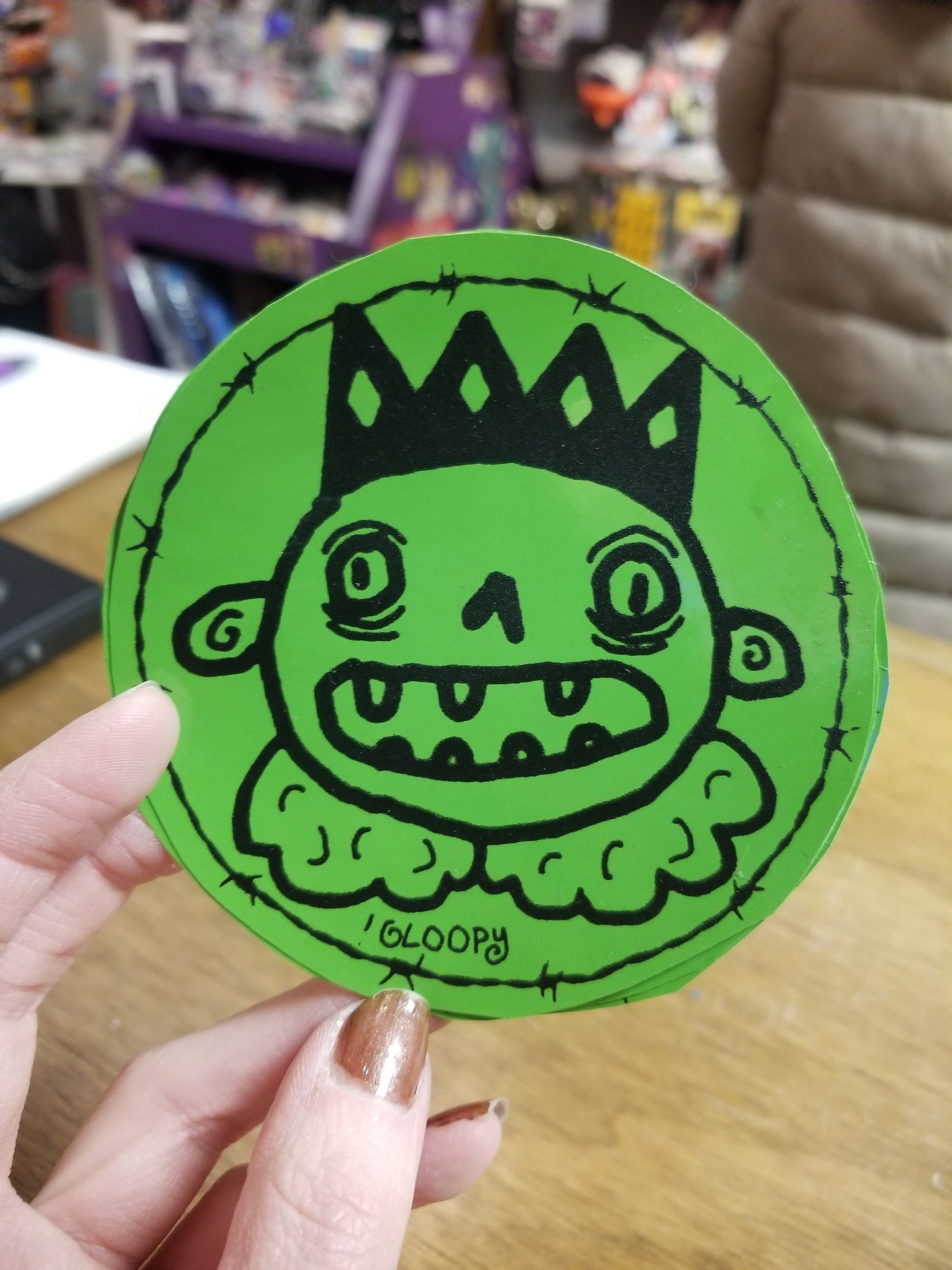 Gloopy Goblin King Goblin STiCKER