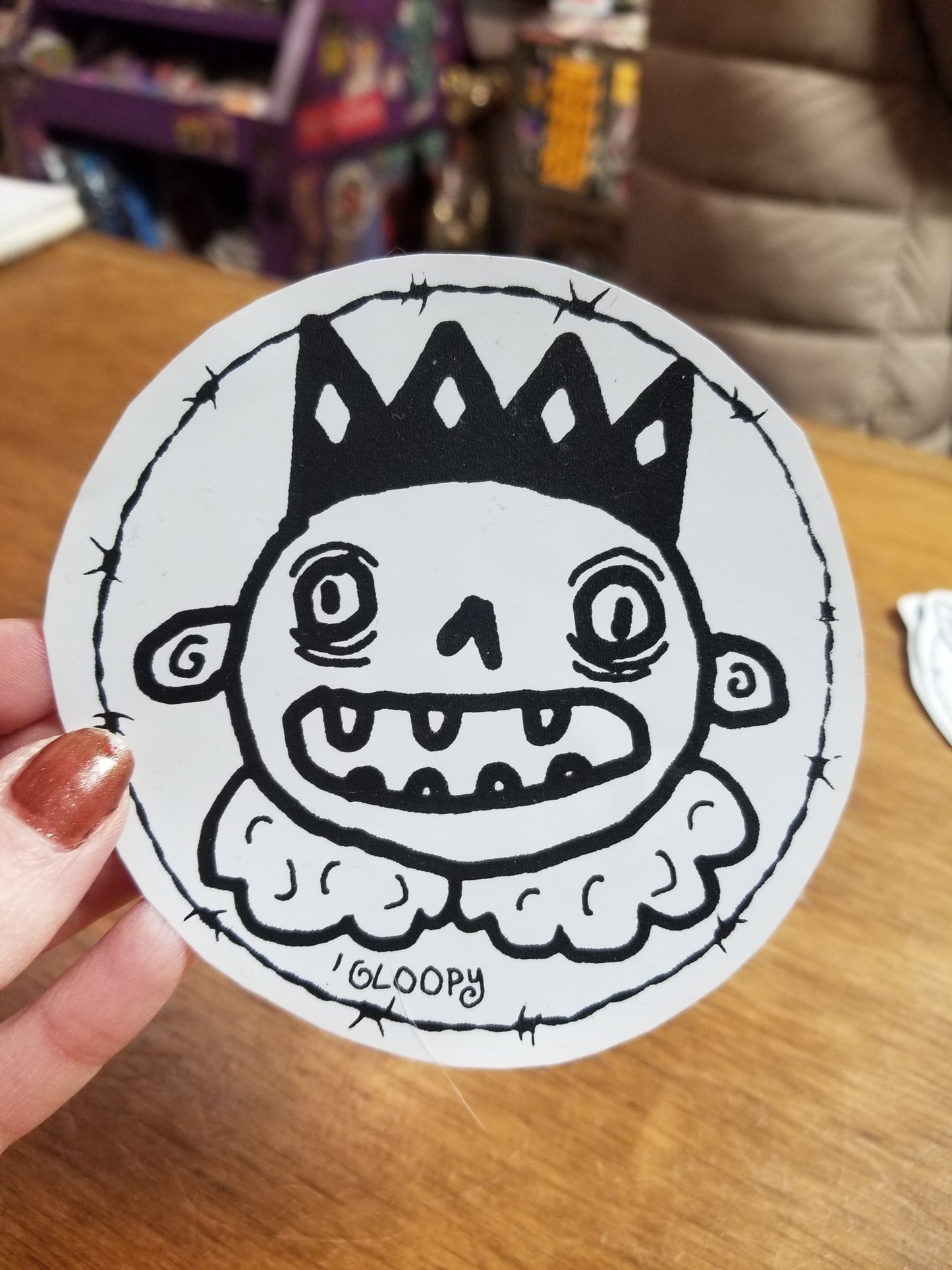 Gloopy Goblin King Goblin STiCKER