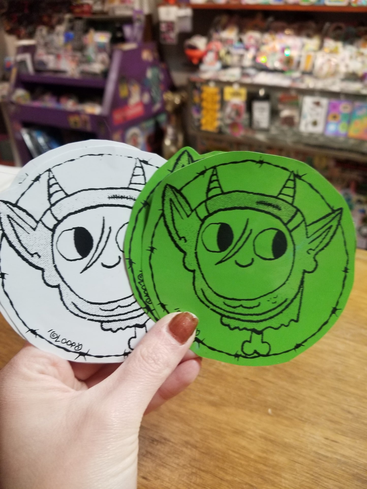 Gloopy Goblin Sneaky Goblin STiCKER