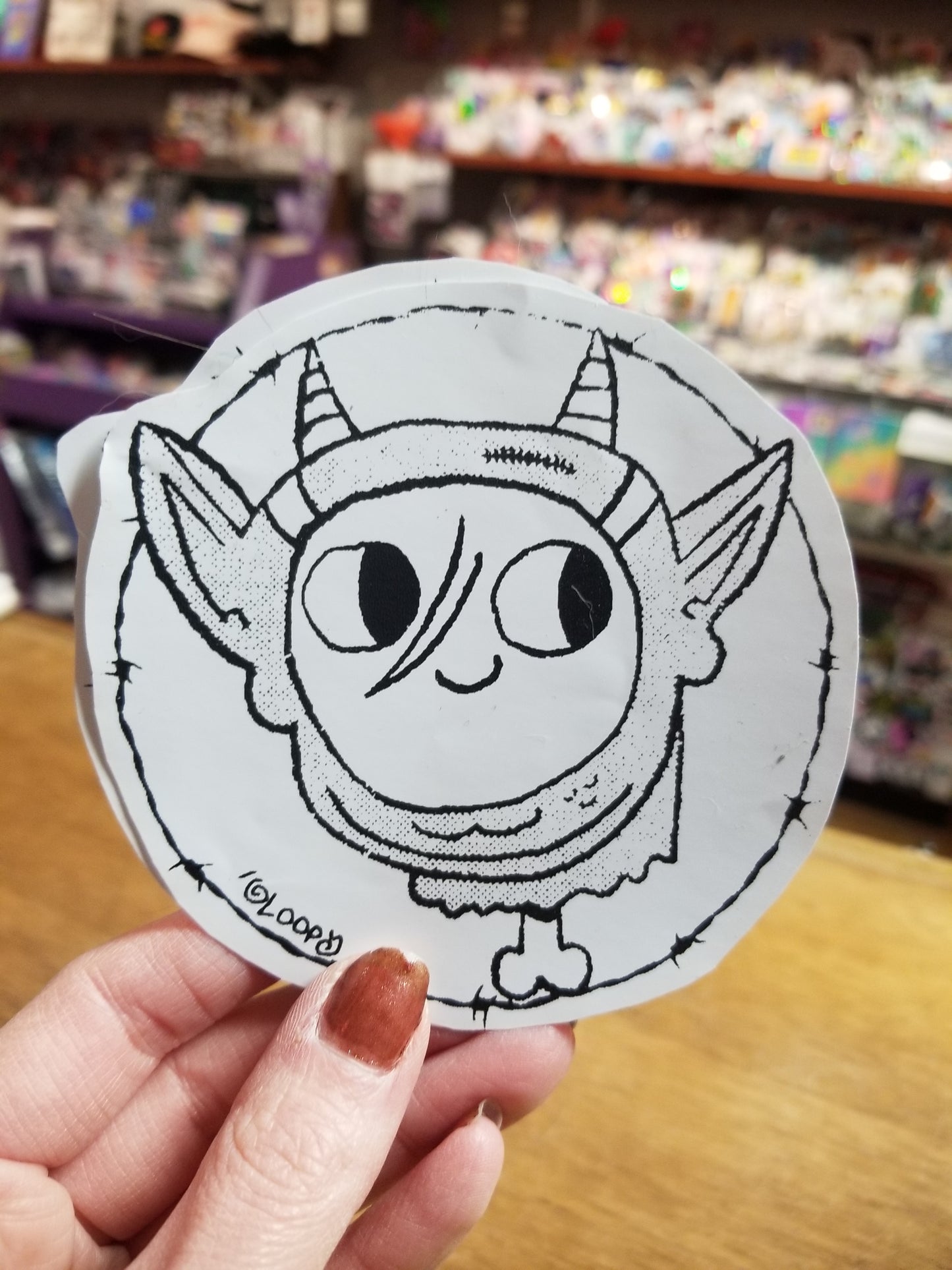 Gloopy Goblin Sneaky Goblin STiCKER