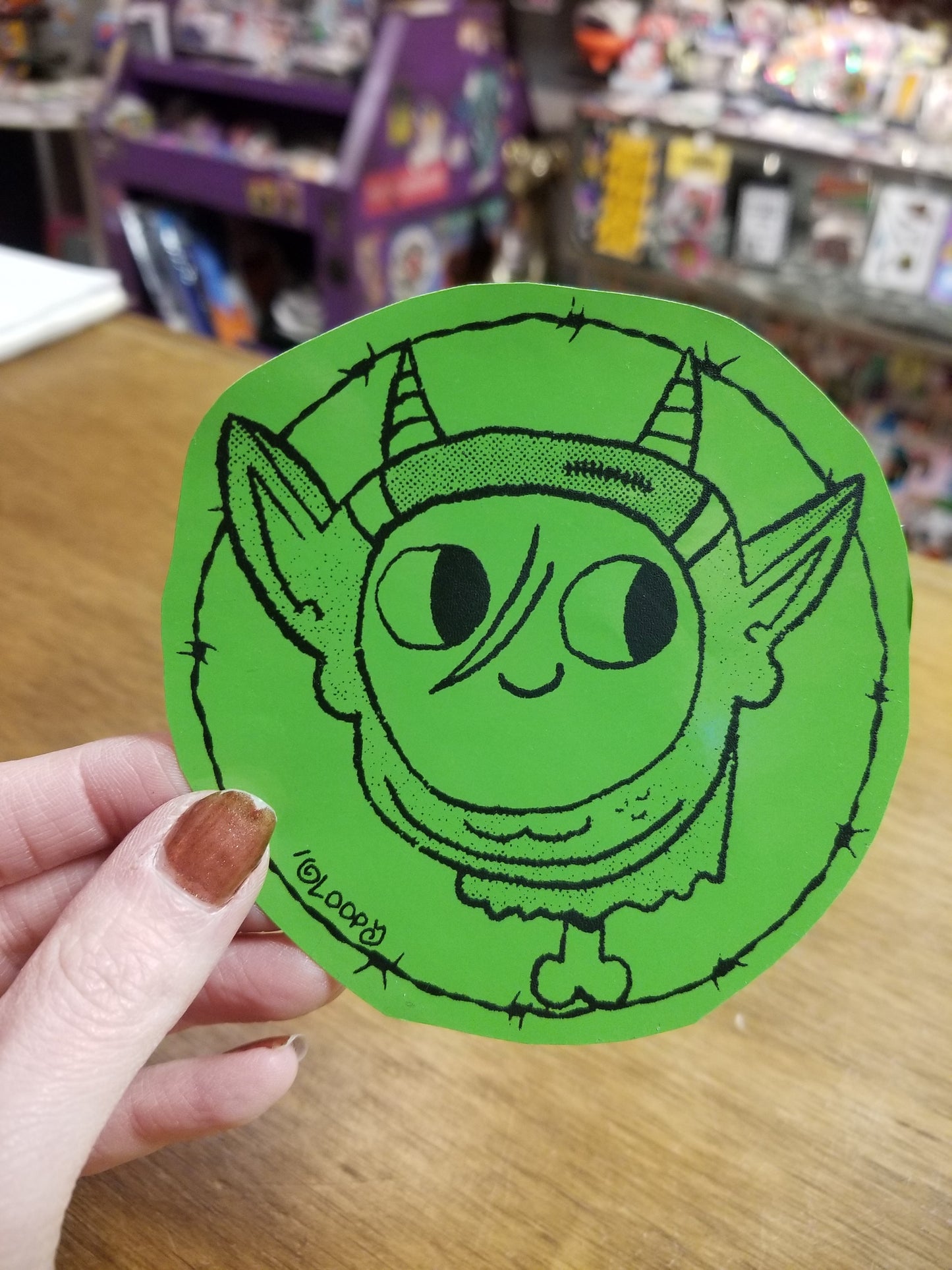 Gloopy Goblin Sneaky Goblin STiCKER