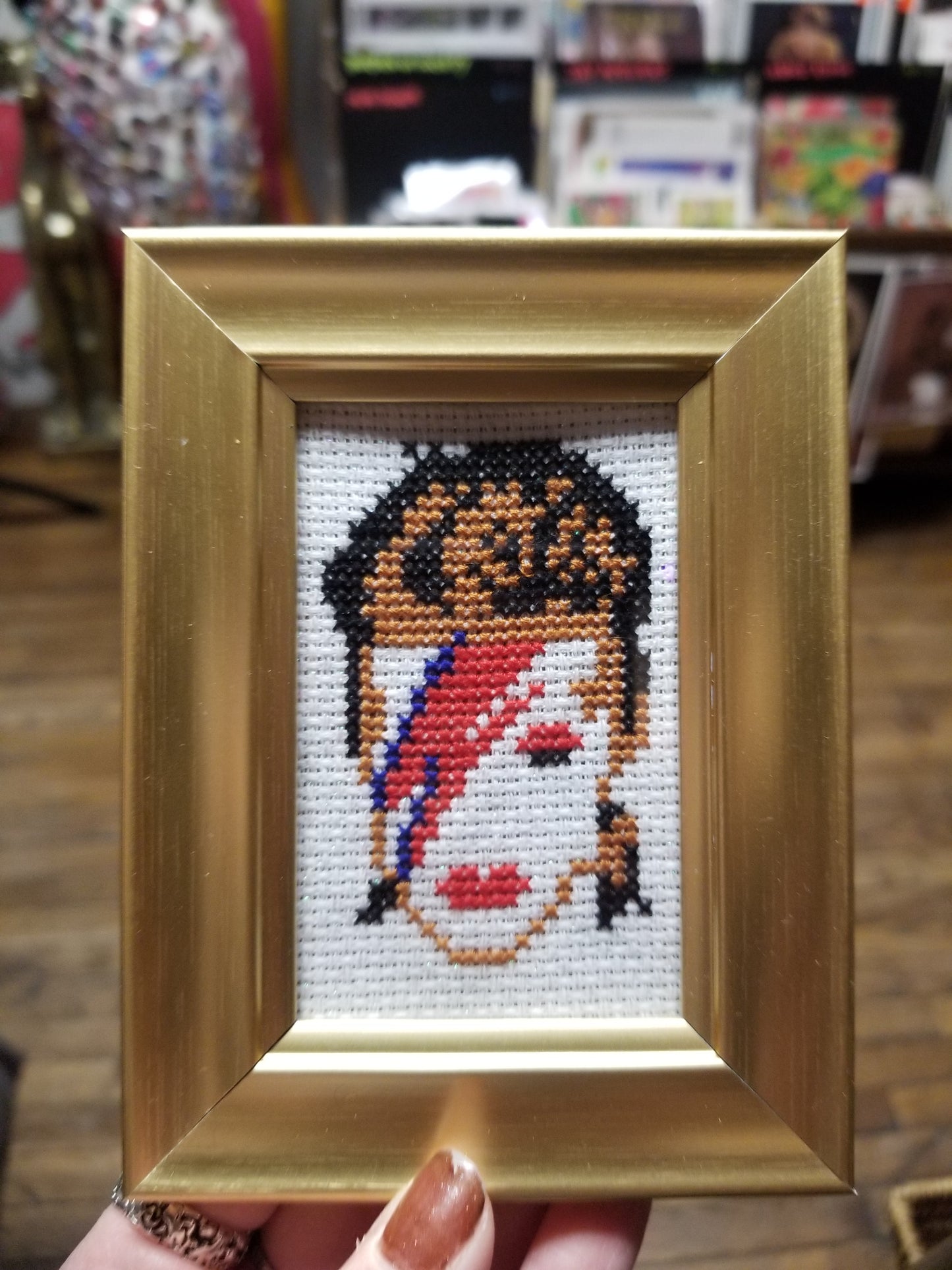 Starman Framed Cross-Stitch