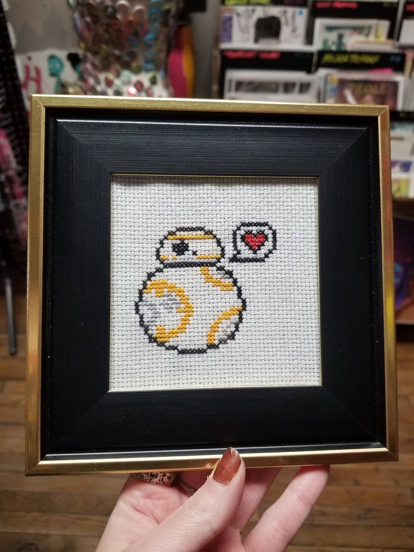 BB Love Framed Cross-Stitch