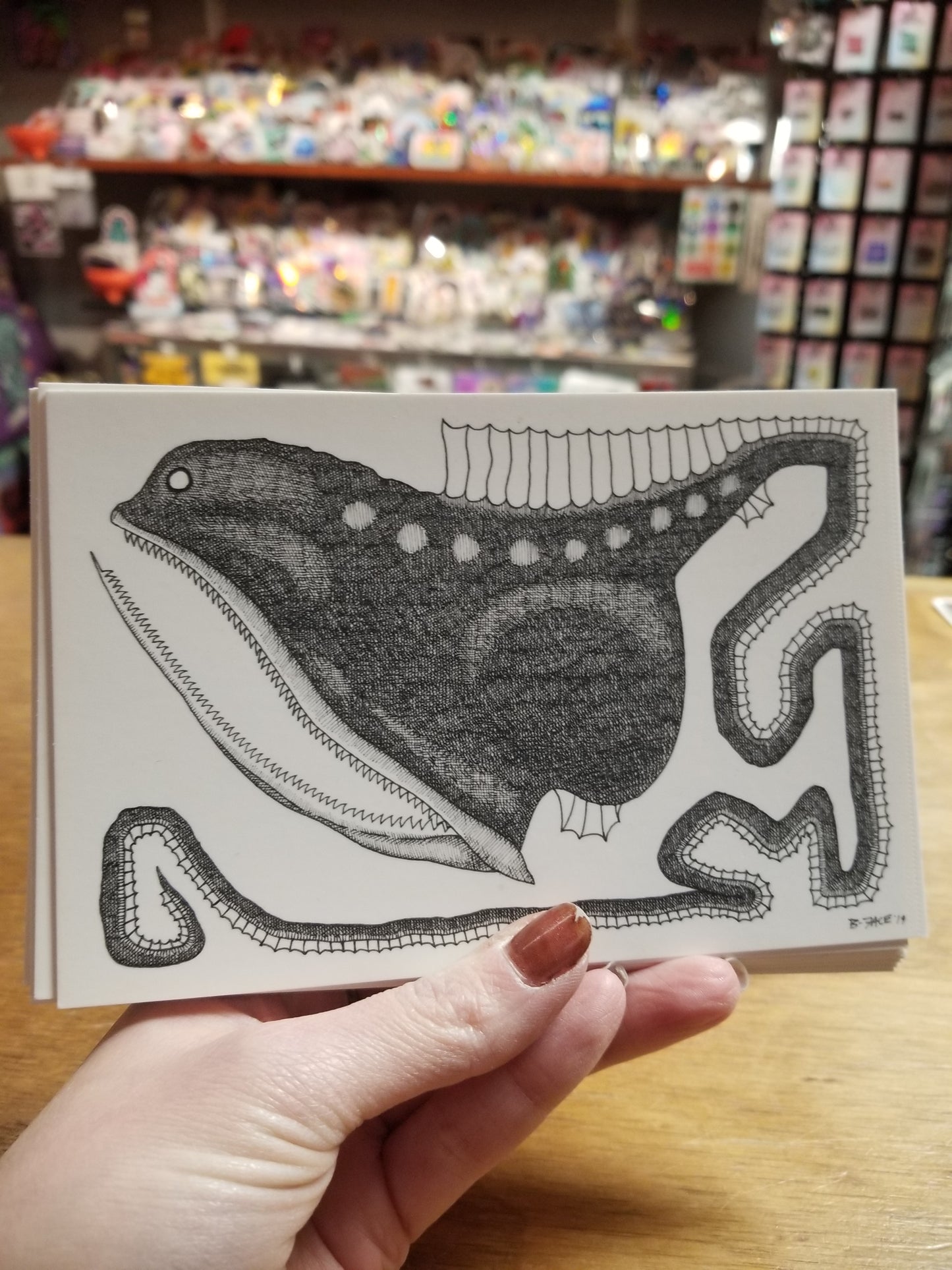 Weird Fish POSTCARDs