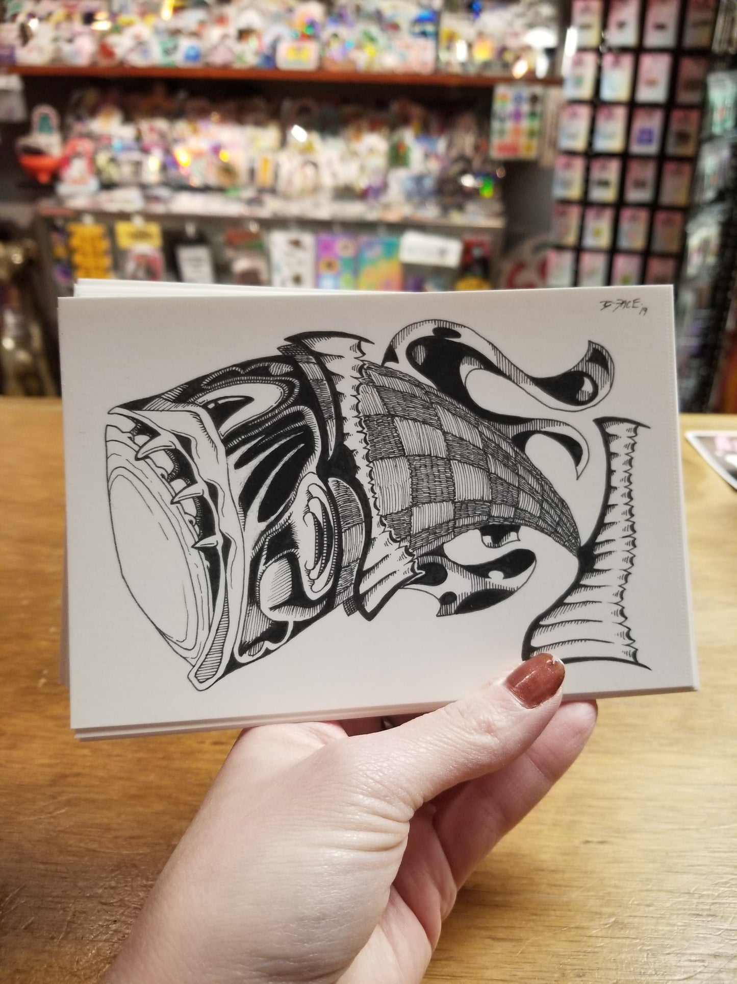 Weird Fish POSTCARDs