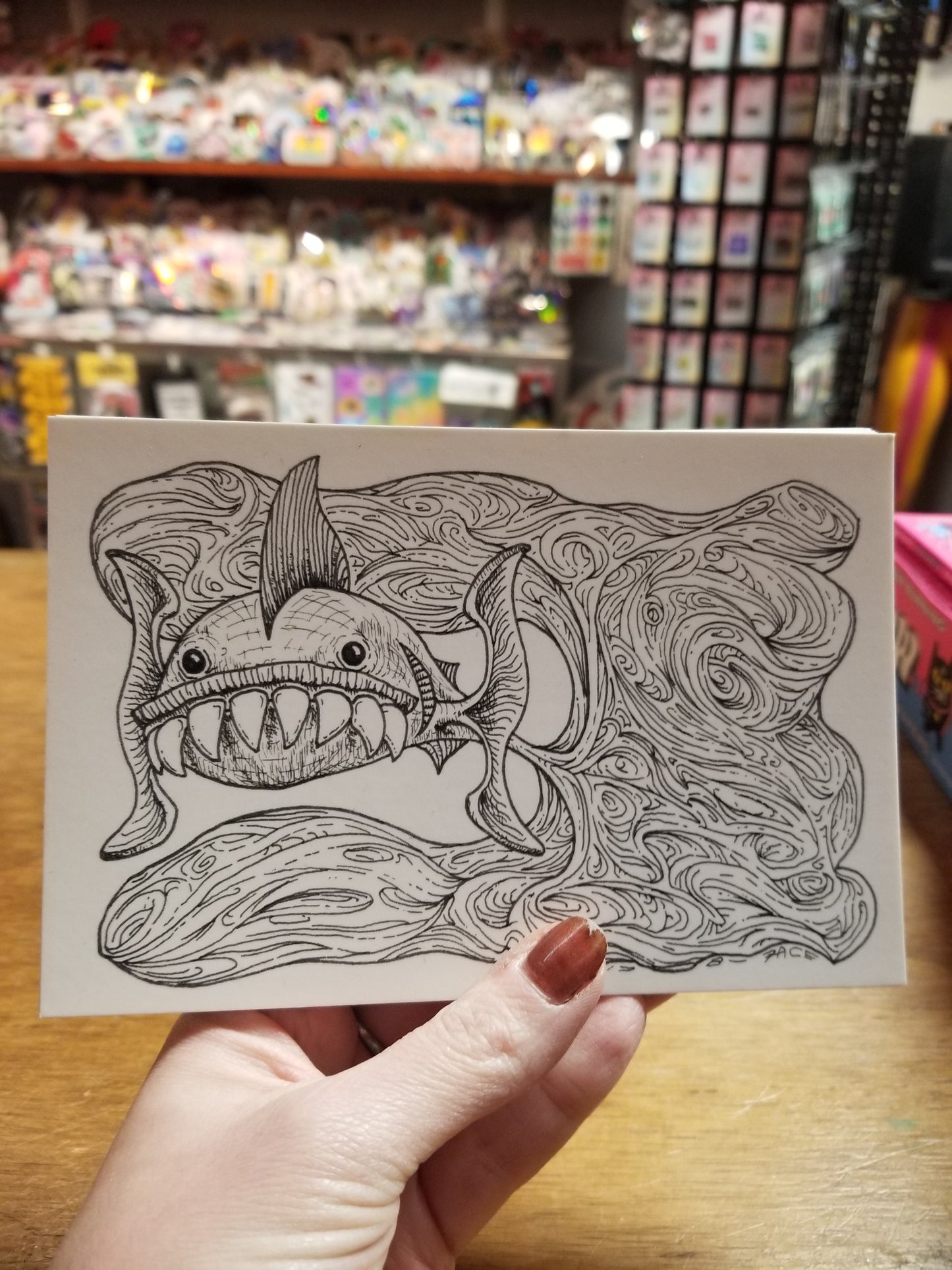 Weird Fish POSTCARDs