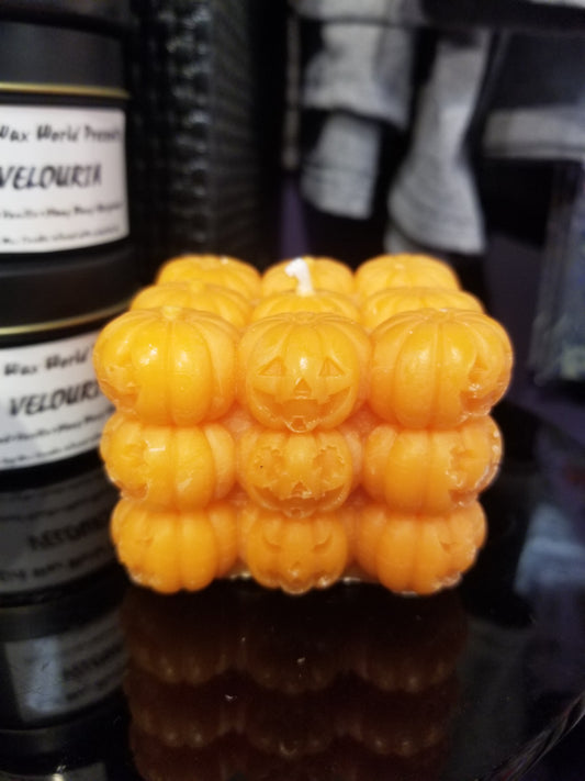 Stacked Pumpkins Pillar CANDLE by Sick Wax World