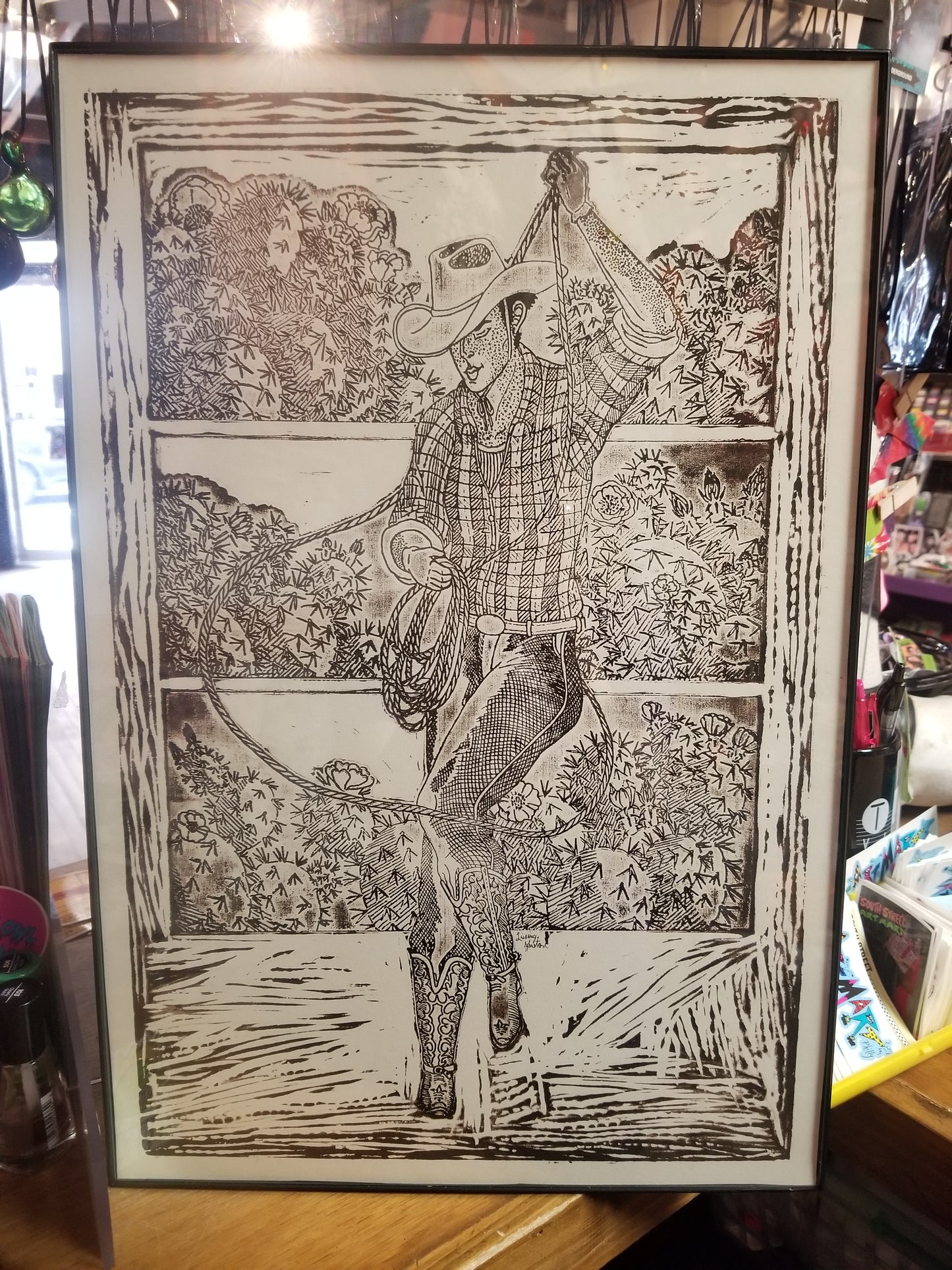 Show Pony Block Print FRAMED