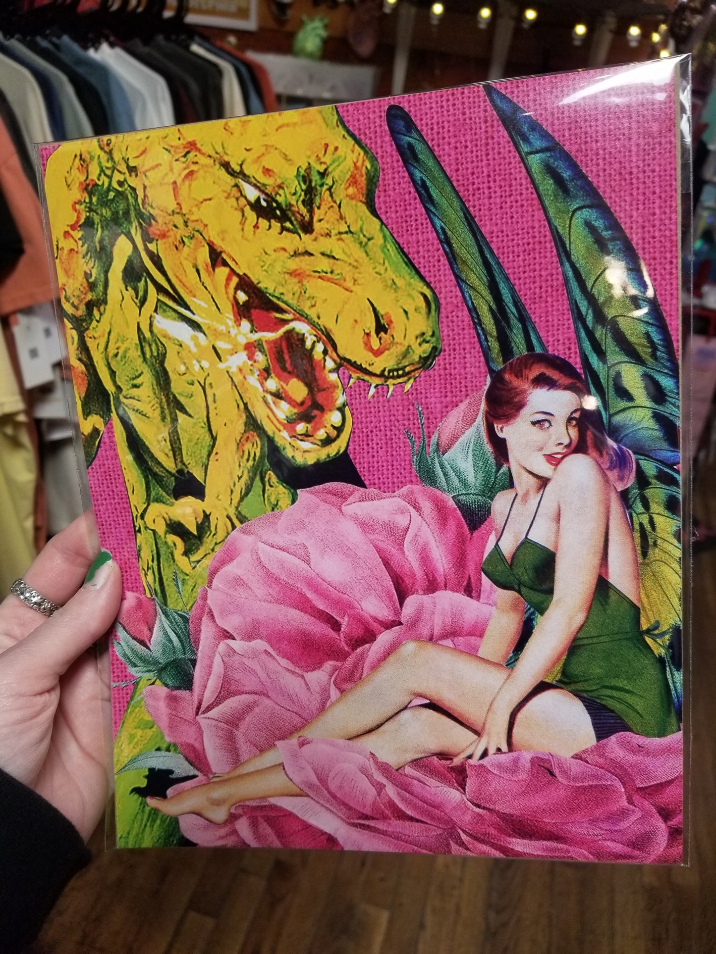 Tammy and the T-Rex Collage PRiNT