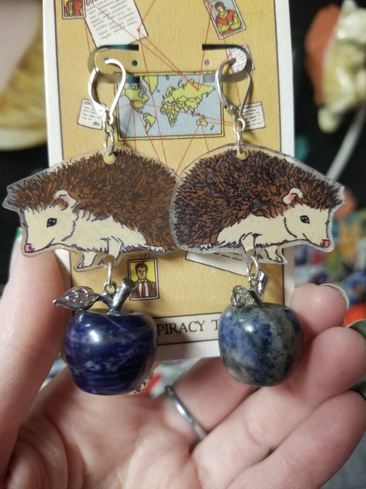 Hedgehog EARRINGS by ThEm's