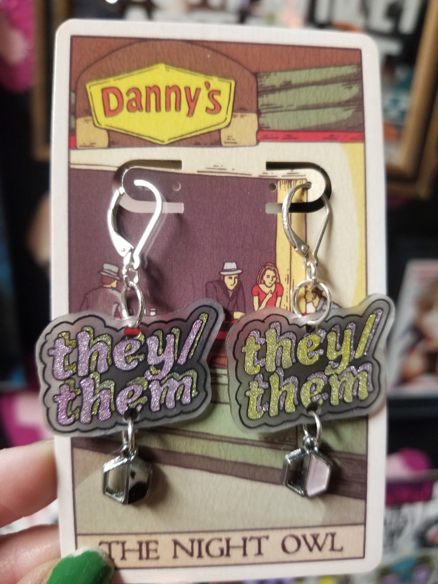 They/Them Pronoun EARRINGS by ThEm's