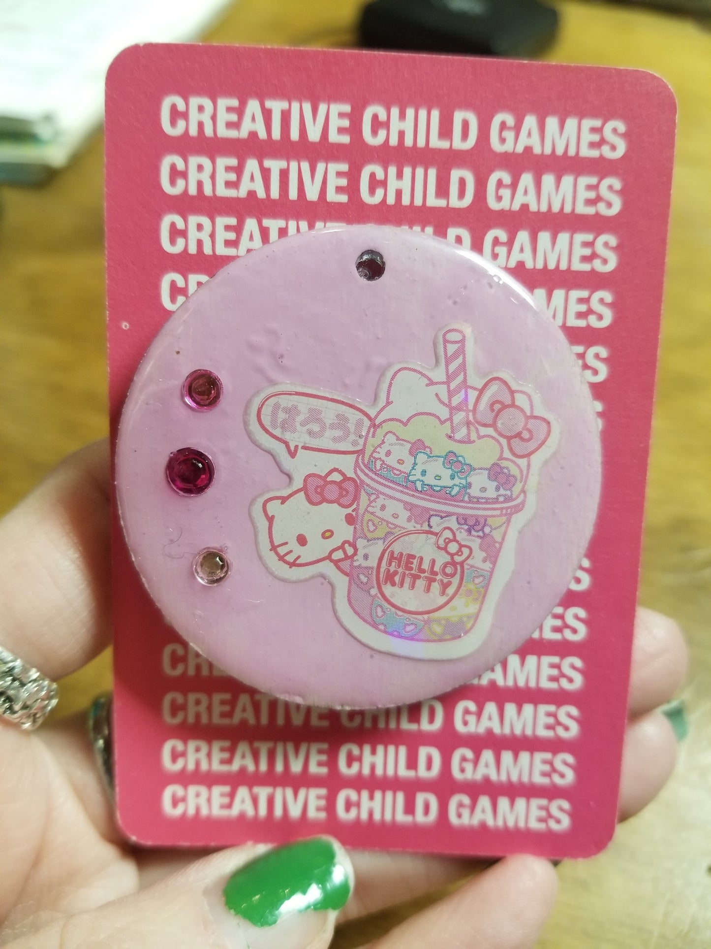 Cute Character Resin PIN by Skullduggery Studio