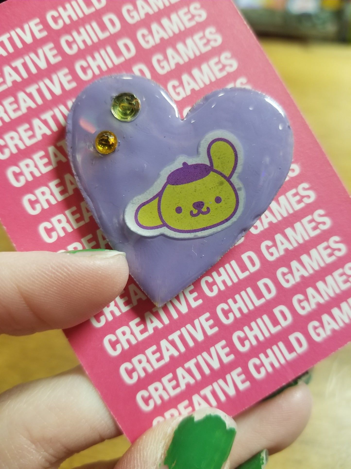 Cute Character Resin PIN by Skullduggery Studio