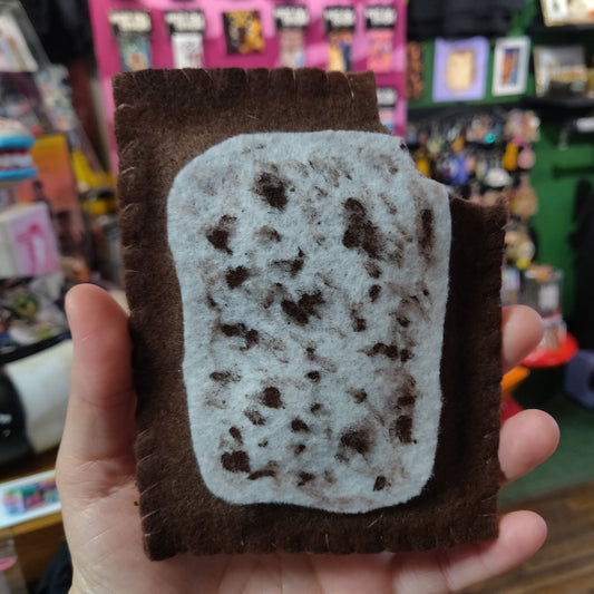 Chocolate Felted Pop Tart