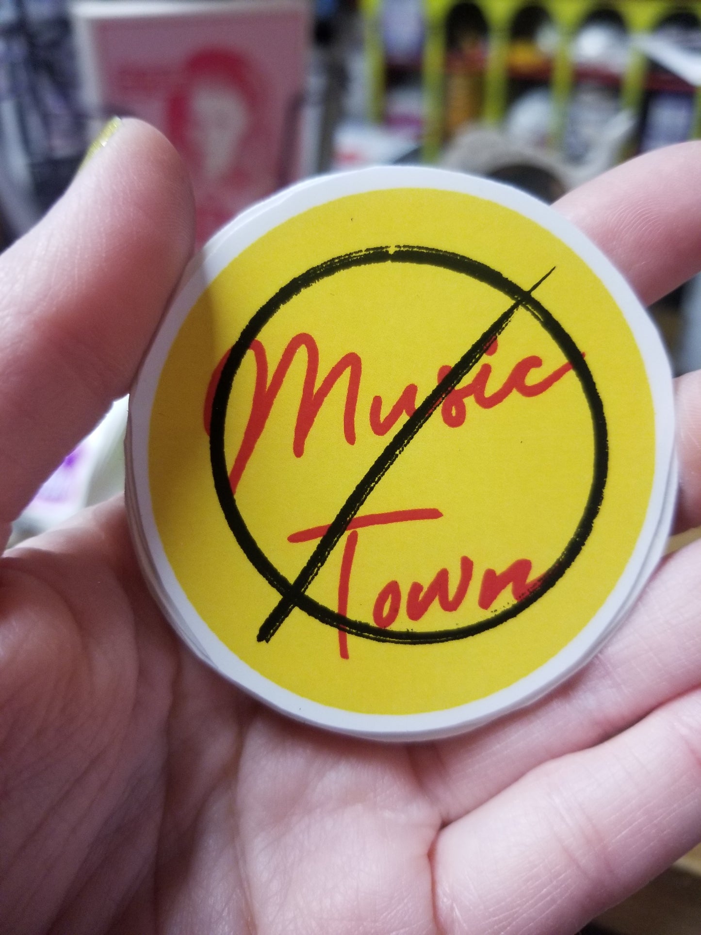 No Music Town STiCKER