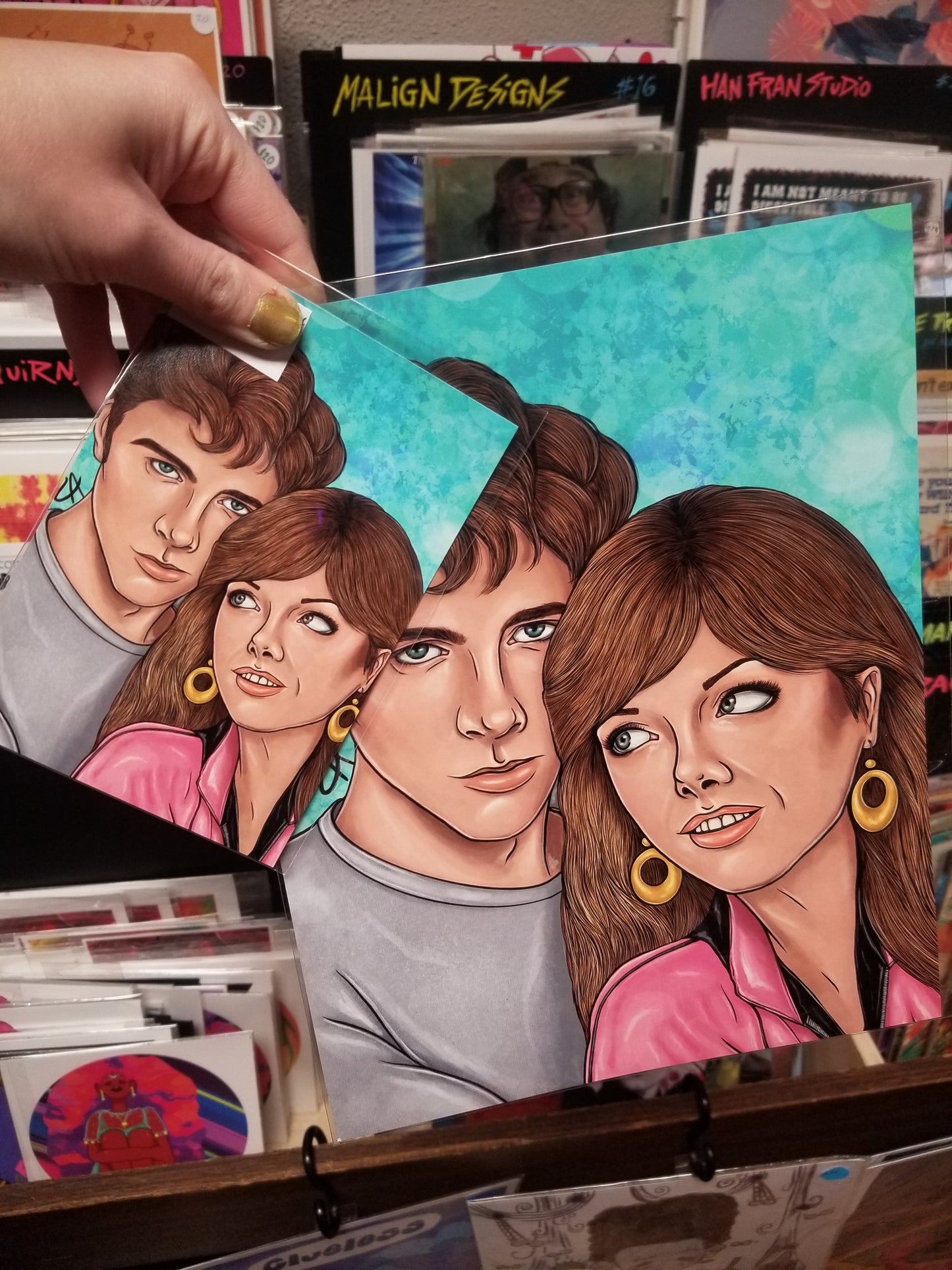 Michael and Stephanie Grease 2 PRINT by Burden on Society