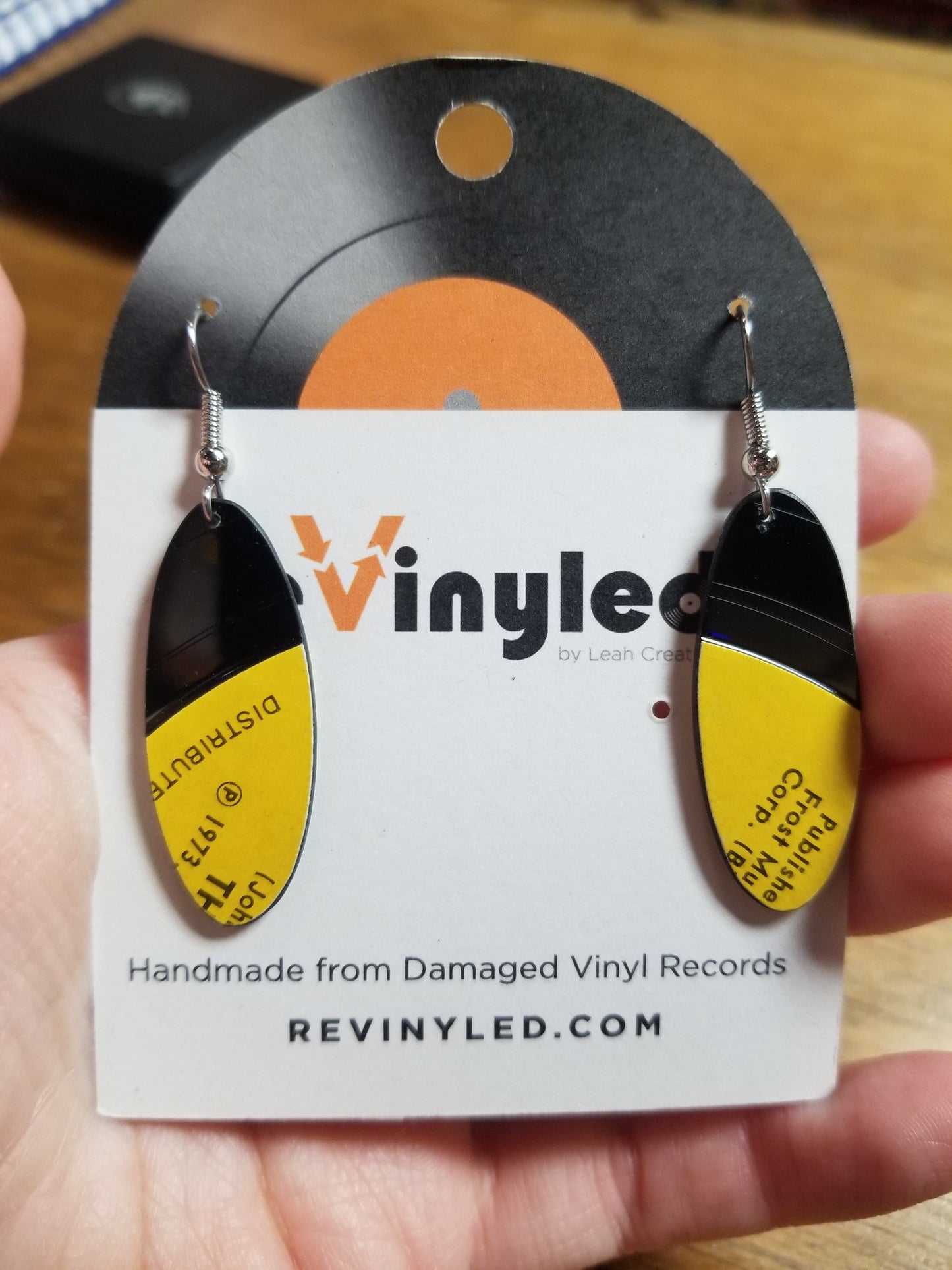 SS109 The Dubs Vinyl Record EARRINGS