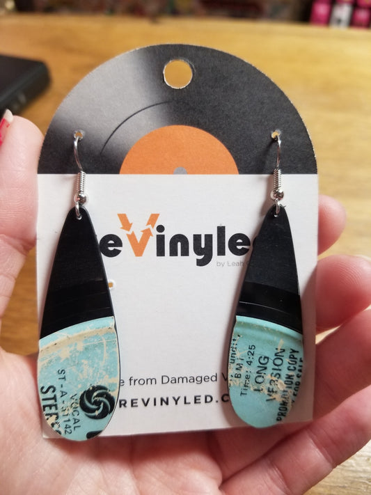 SS117 Aretha Franklin Vinyl Record EARRINGS