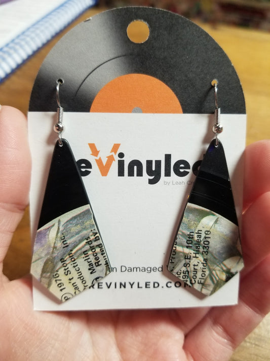 SS129 The Ritchie Family Vinyl Record EARRINGS
