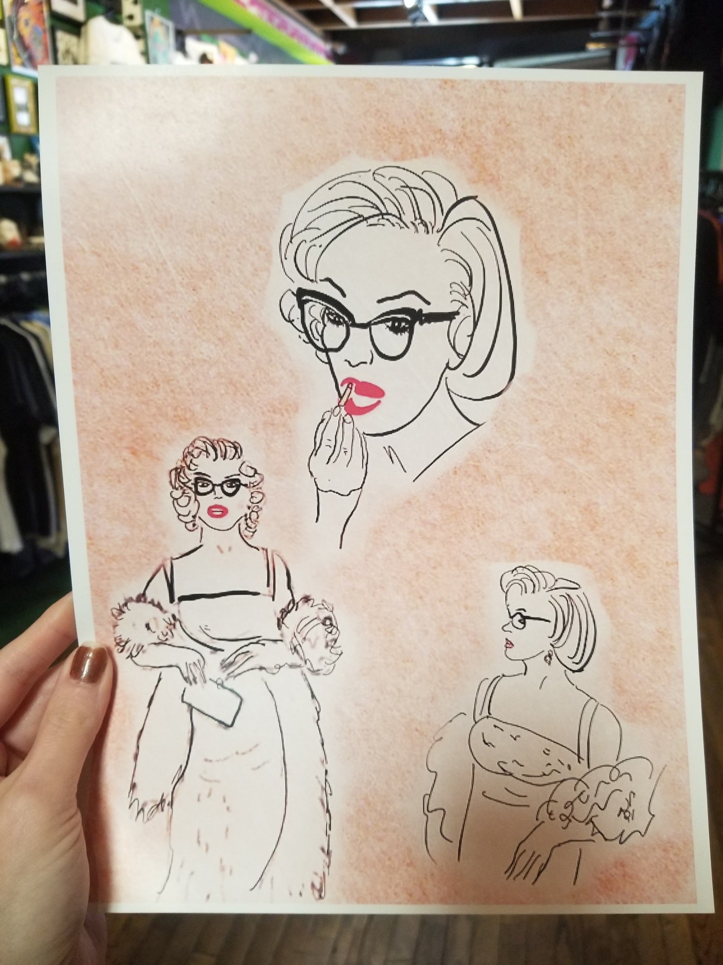 Marilyn PRiNT by Jim Smith