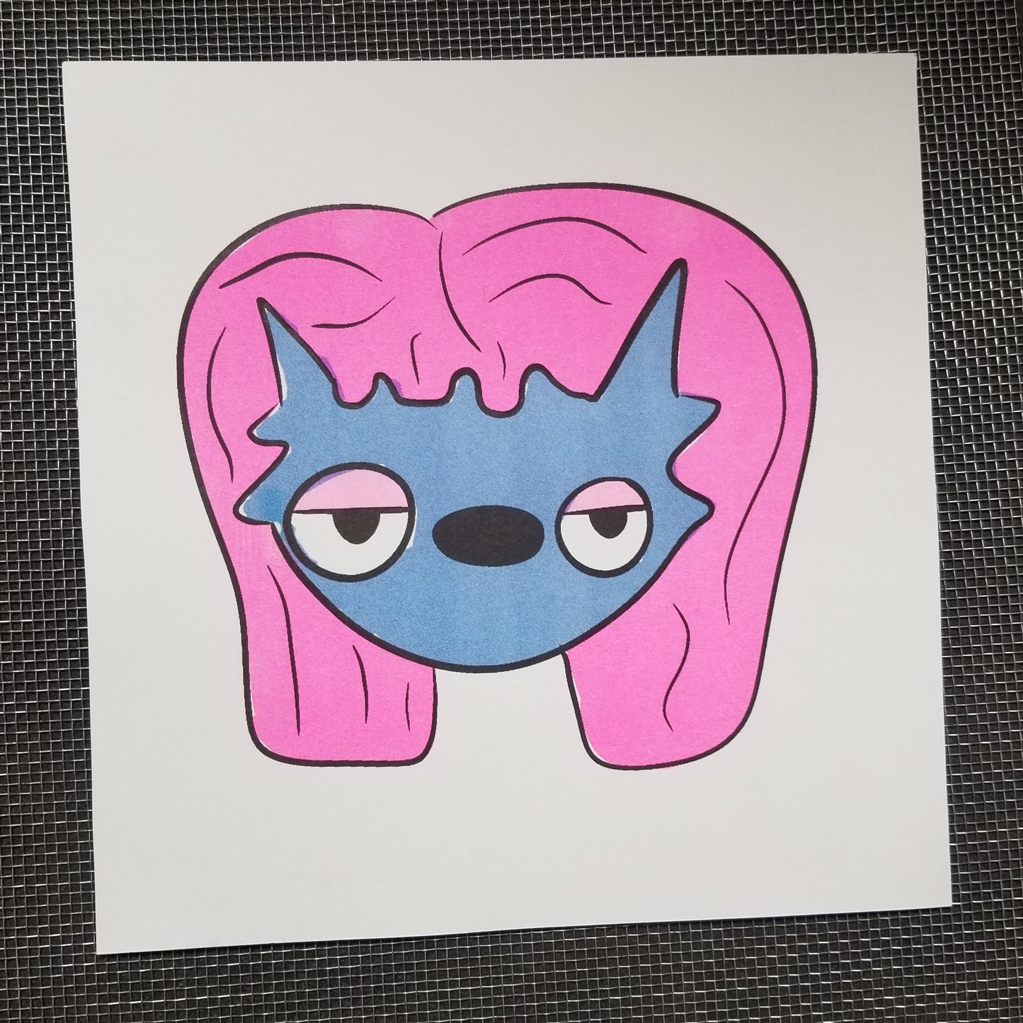 Over It Cat RiSO PRiNT