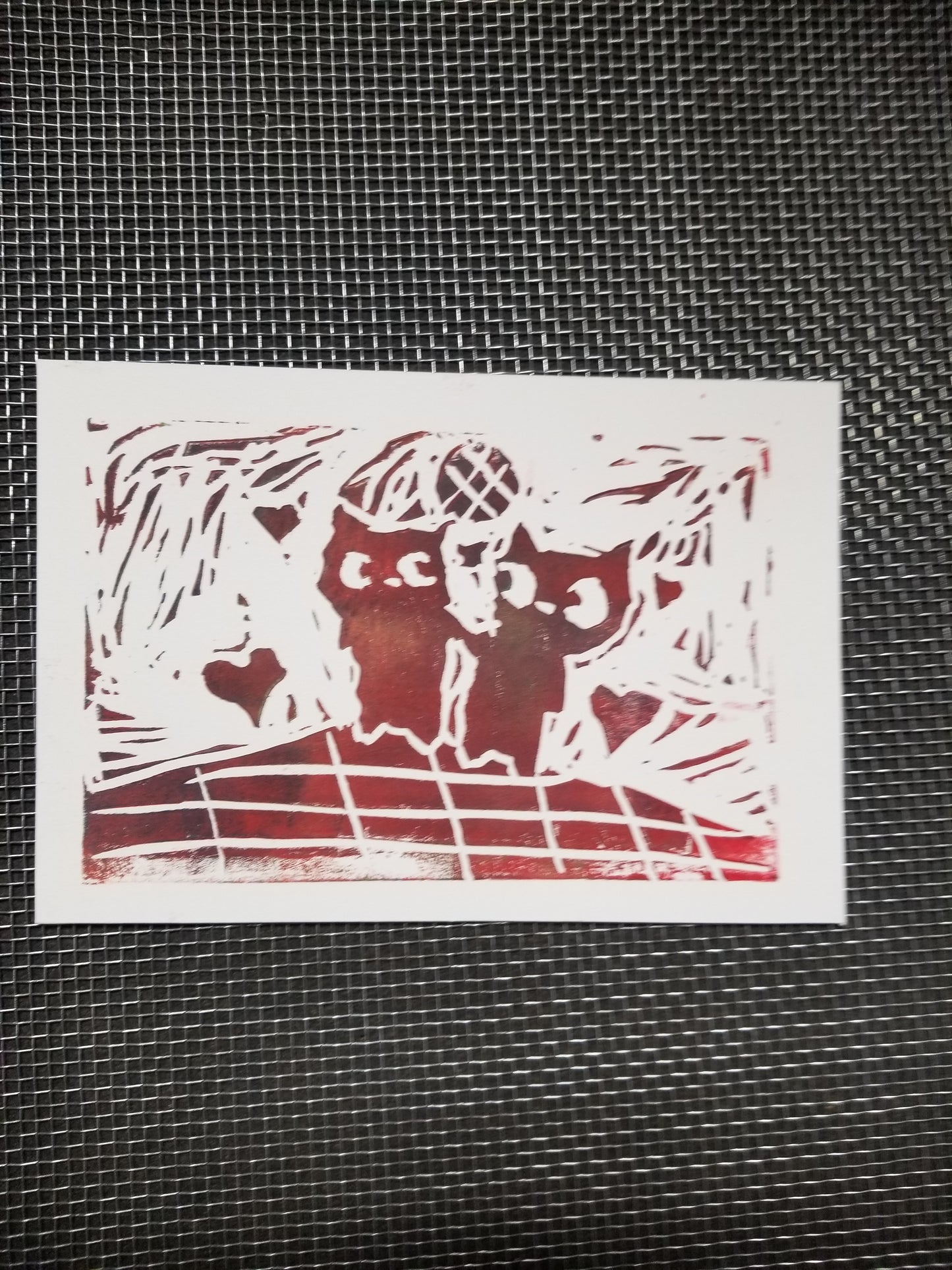 Dancing Cats LiNO PRiNT