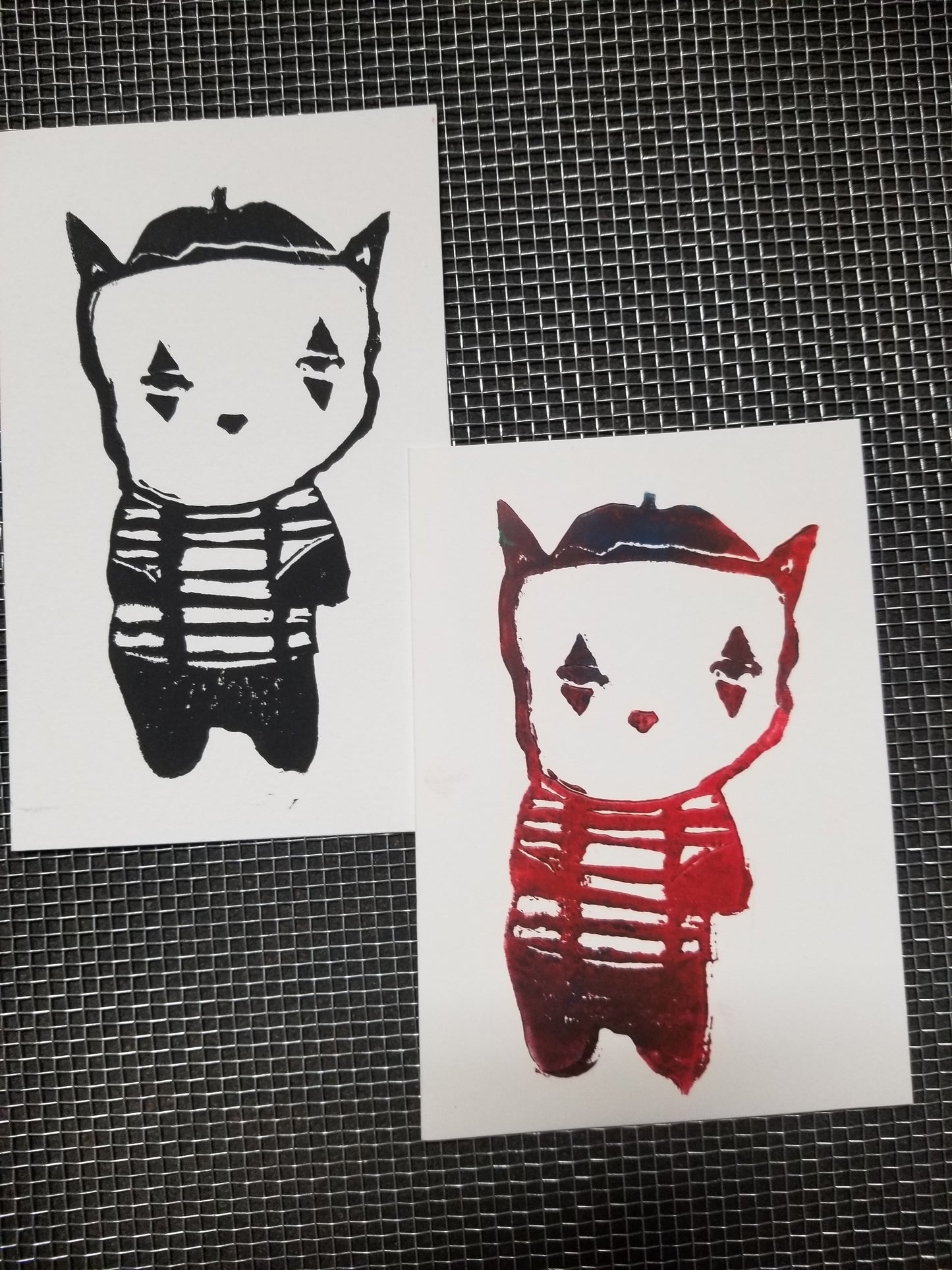Mime Cat Mini LiNO PRiNT