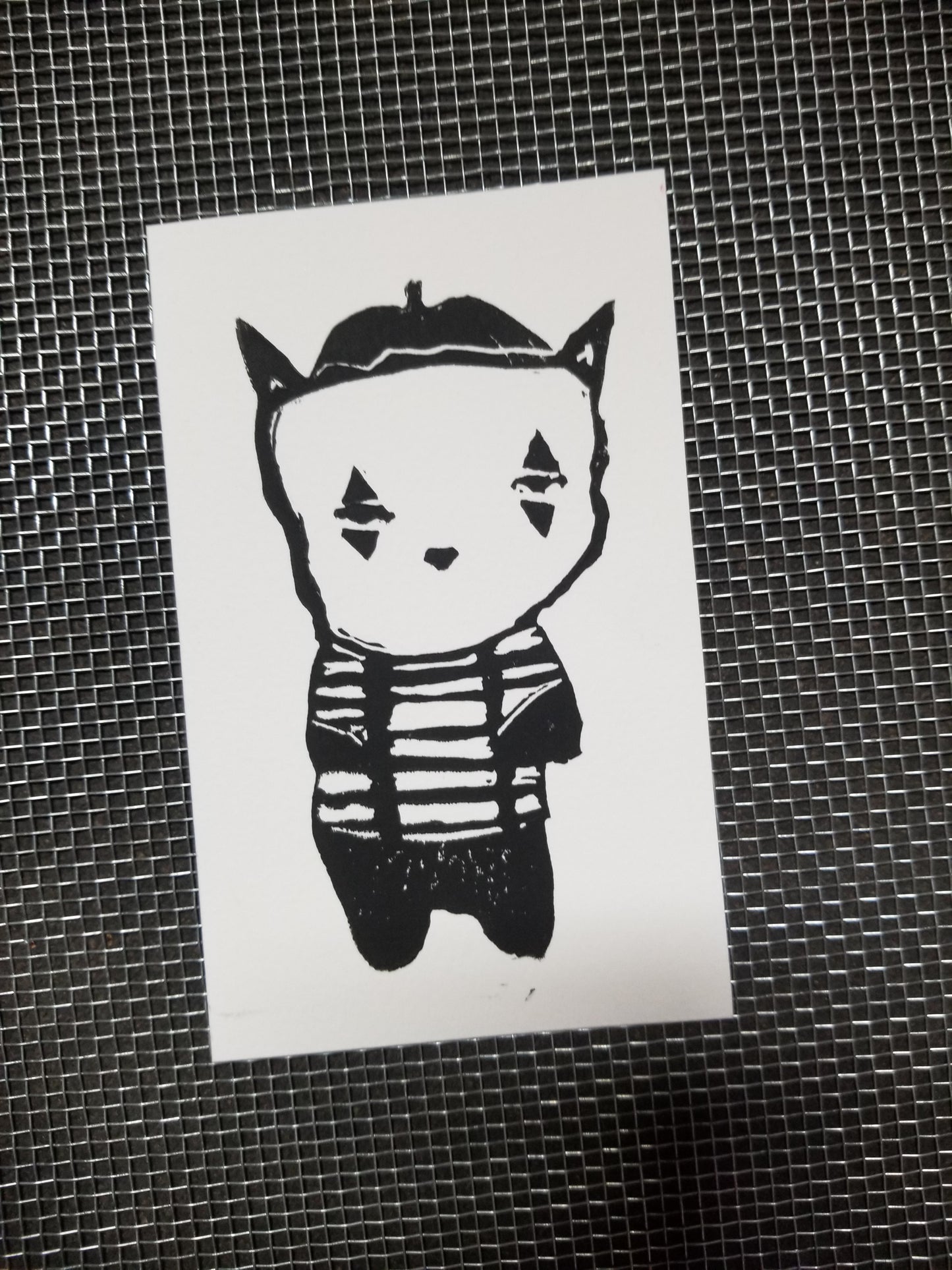 Mime Cat Mini LiNO PRiNT