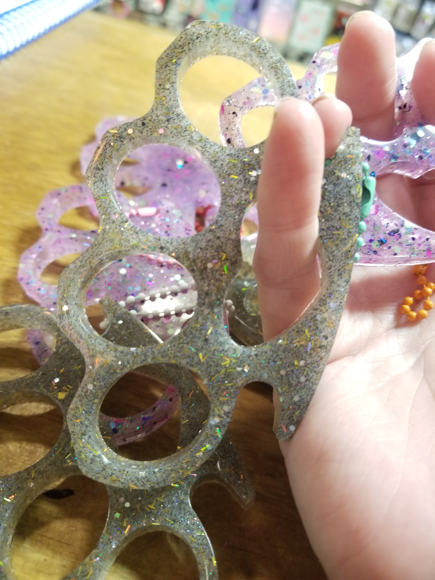 Knucks Blunted Tips Resin Defense GRIPs/ KEYCHAINS