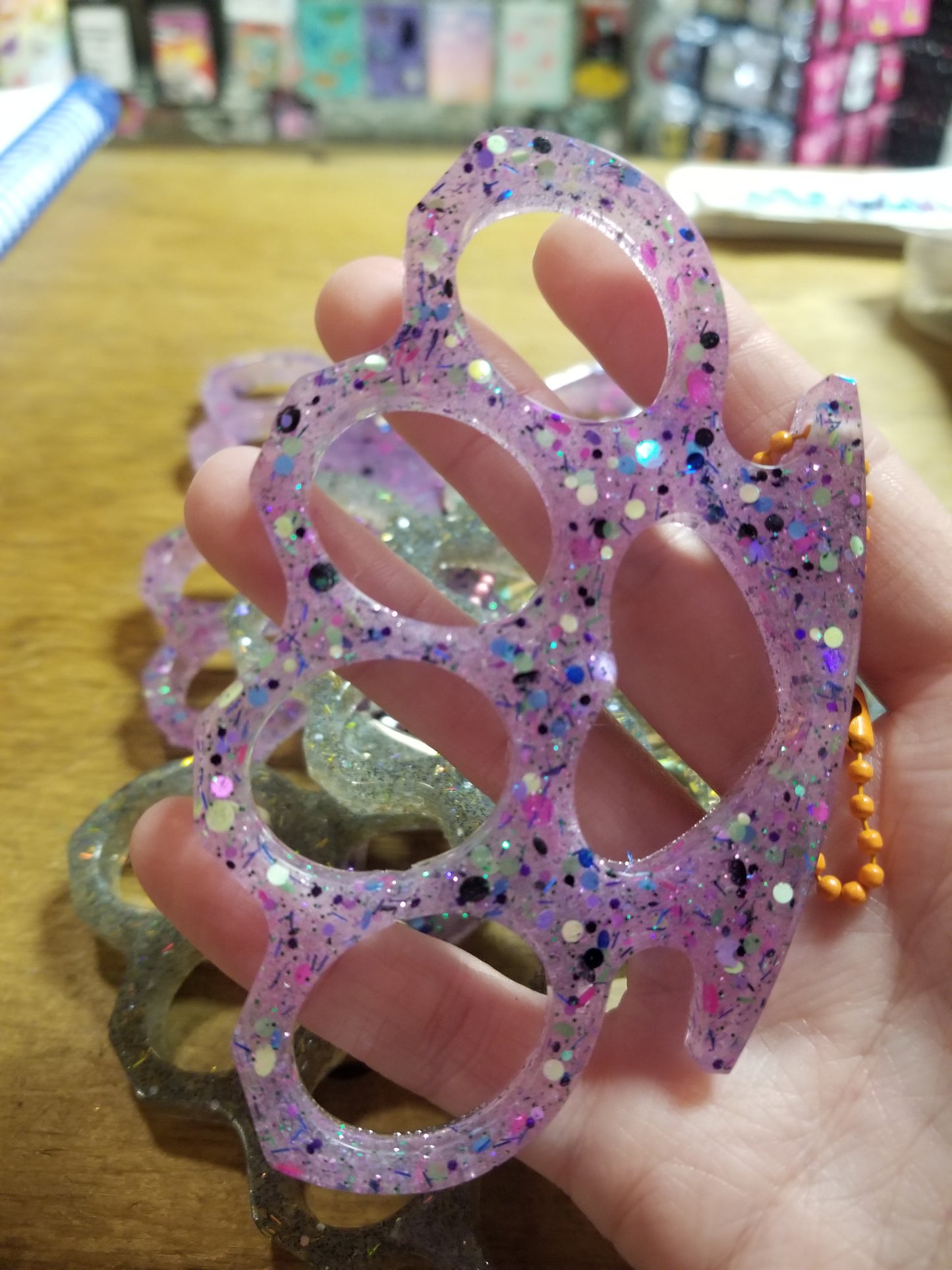 Knucks Blunted Tips Resin Defense GRIPs/ KEYCHAINS