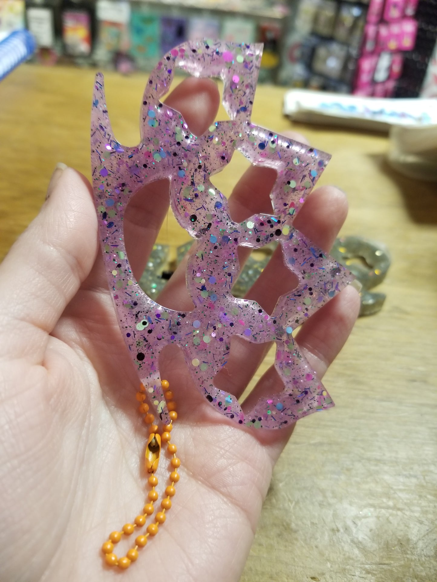 Knucks with Star Cut Outs Resin Defense GRIPs/ KEYCHAINS