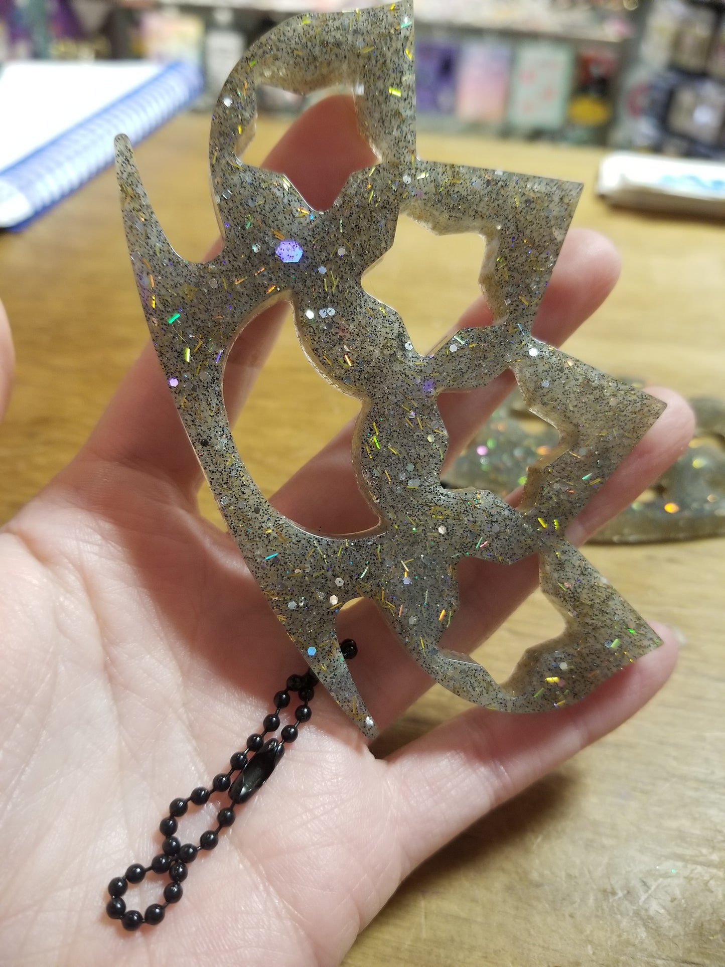 Knucks with Star Cut Outs Resin Defense GRIPs/ KEYCHAINS