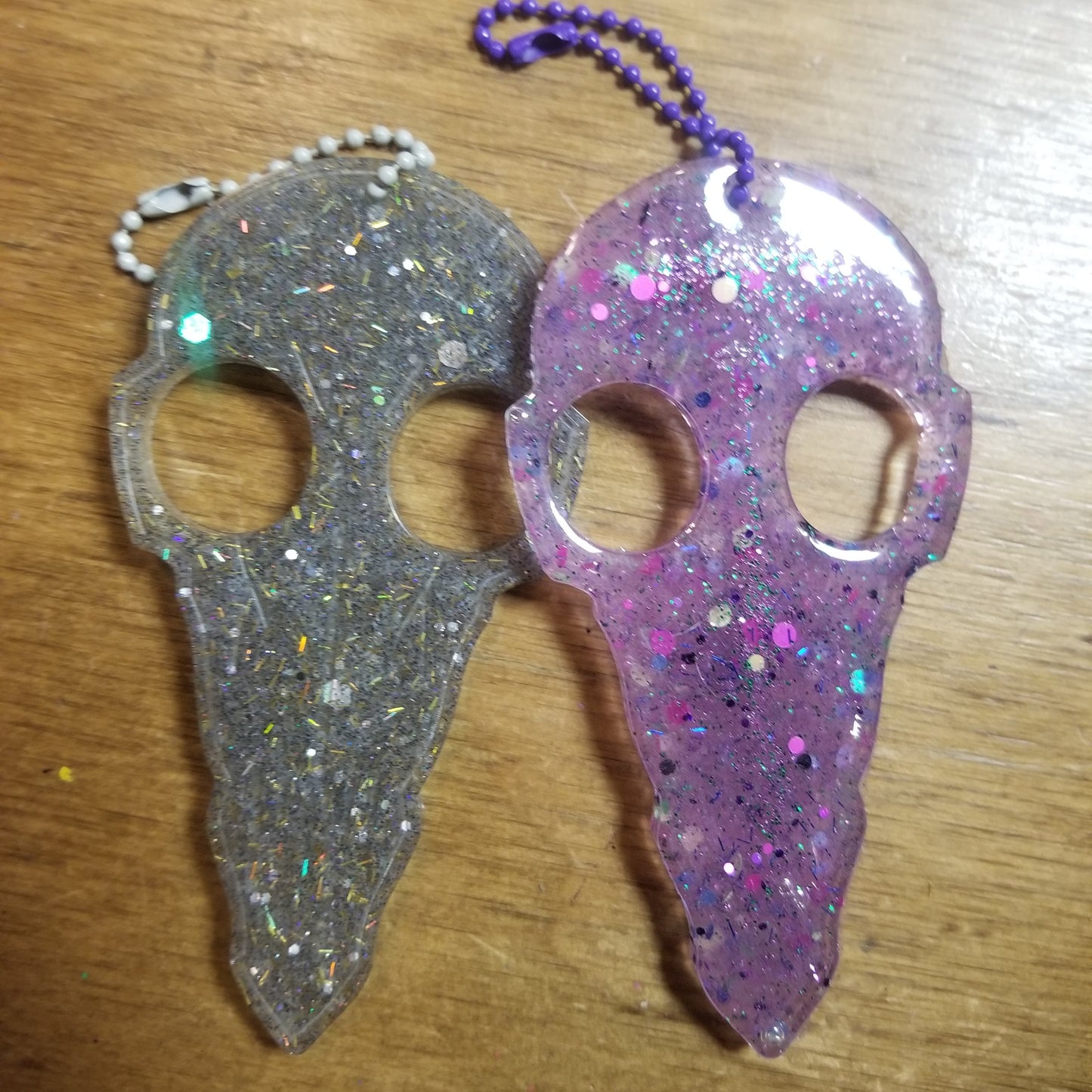 Bird Skull Resin Defense GRIPs/ KEYCHAINS