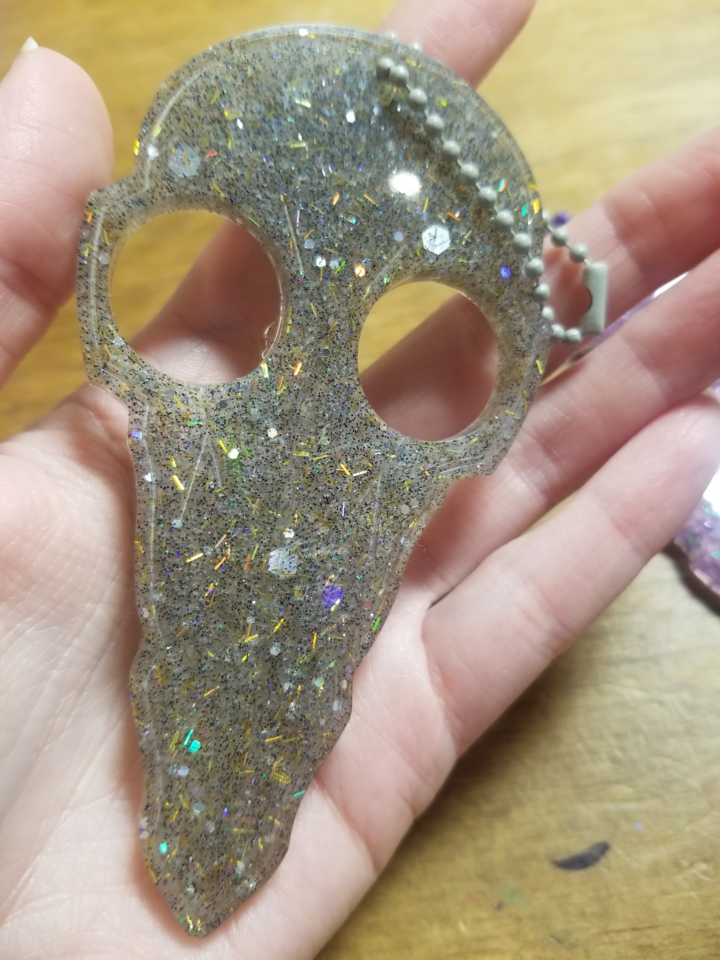 Bird Skull Resin Defense GRIPs/ KEYCHAINS