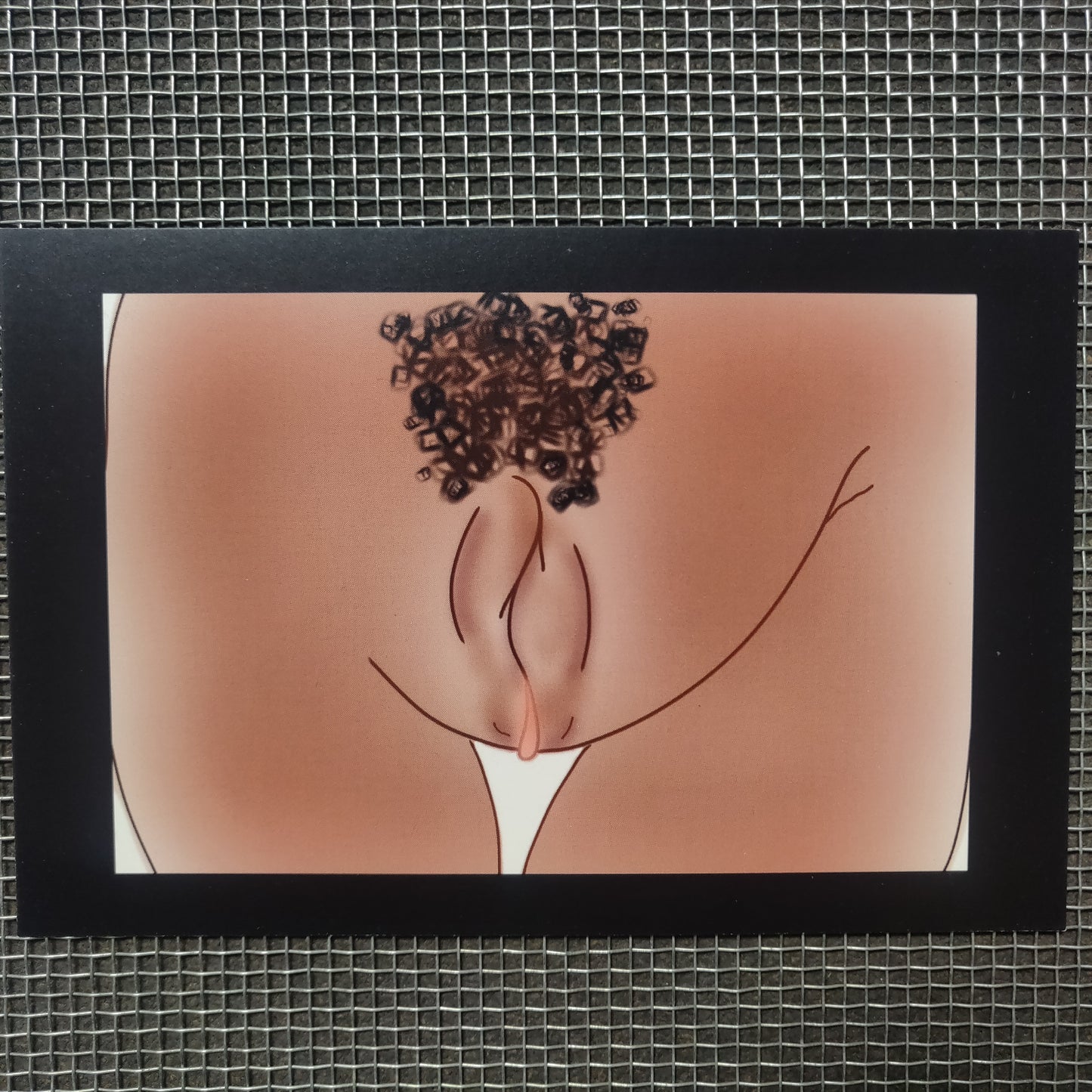 Vulva with Pubes Small Print