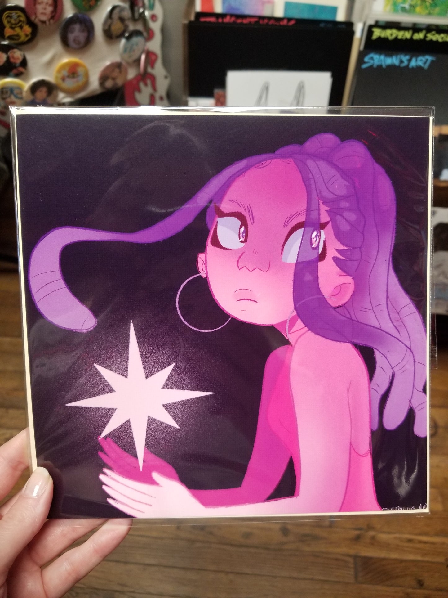 Star Girl PRiNT by Spawn's Art